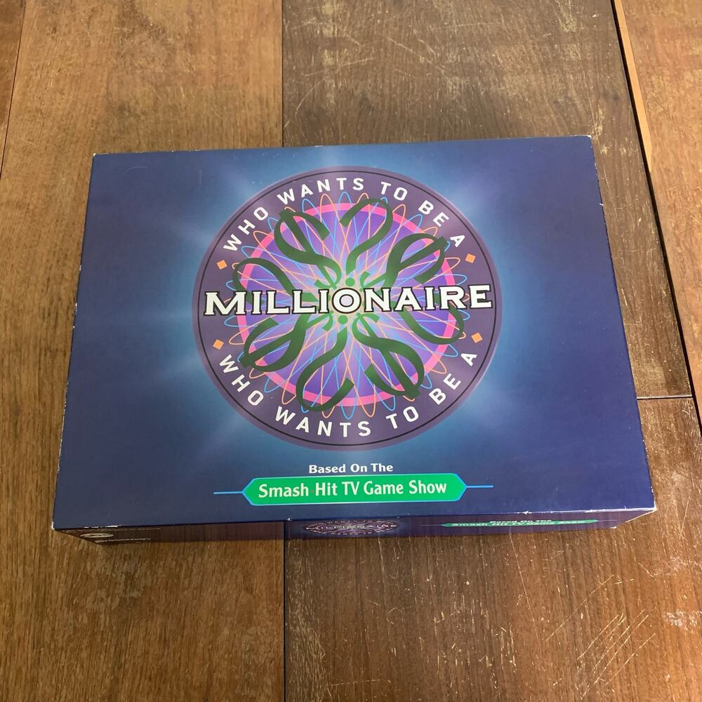 2000 Who Wants to be a Millionaire Multiplayer Team Board Game COMPLETE